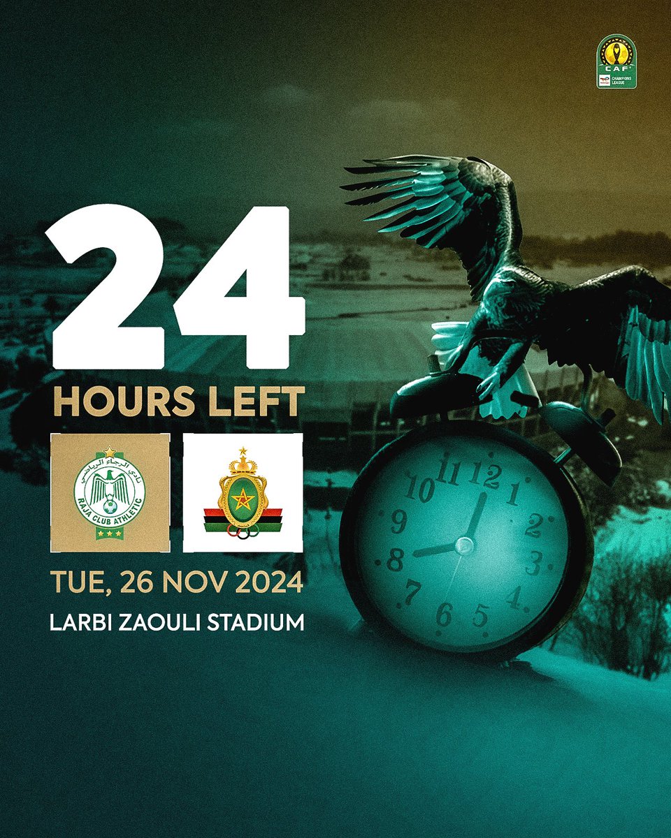 RCAofficiel's tweet image. We’re just 24 hours away from the highly anticipated match against #ASFAR 🔥🦅
 #TotalEnergiesCAFCL