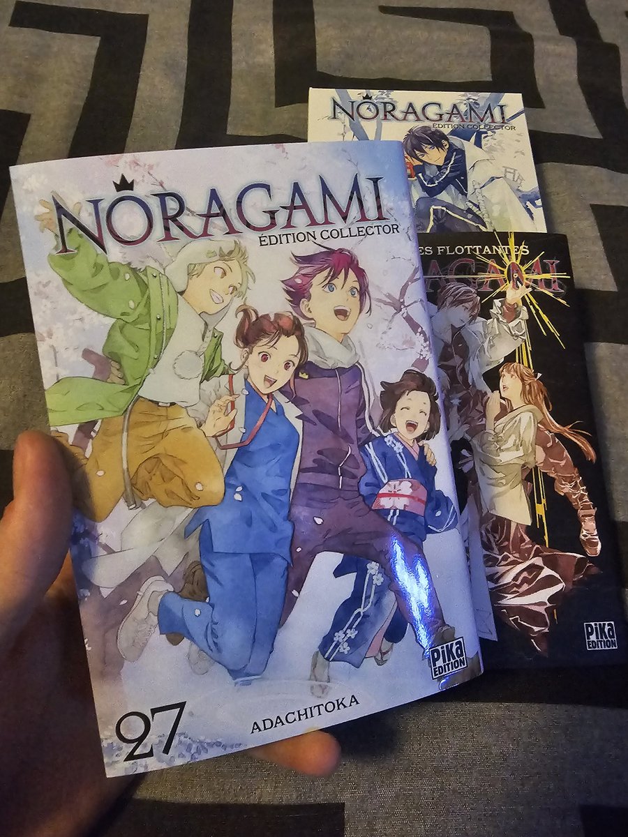 Trop content j'ai reçu mon dernier tome collector de Noragami il est magnifique