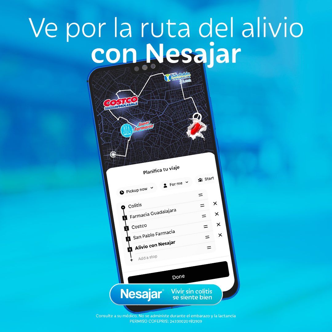 nesajar's tweet photo. Si sientes que tu colitis va de mal en peor, cambia de dirección y toma el buen camino con Nesajar. Siente el alivio desde la primera toma. https://t.co/6PbY5fXy9c