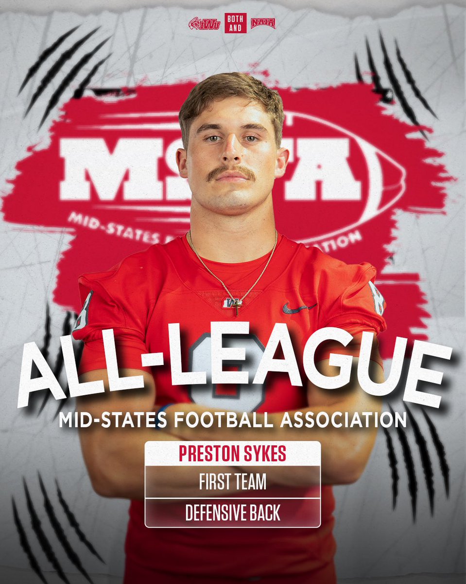 😼 ALL-LEAGUE 😼

Congratulations to Neil Campbell and Preston Sykes for being two of the five Wildcats named 2024 MSFA Mideast Defensive First Team! 🏈

📰 IWUWildcats.com

#BothAnd