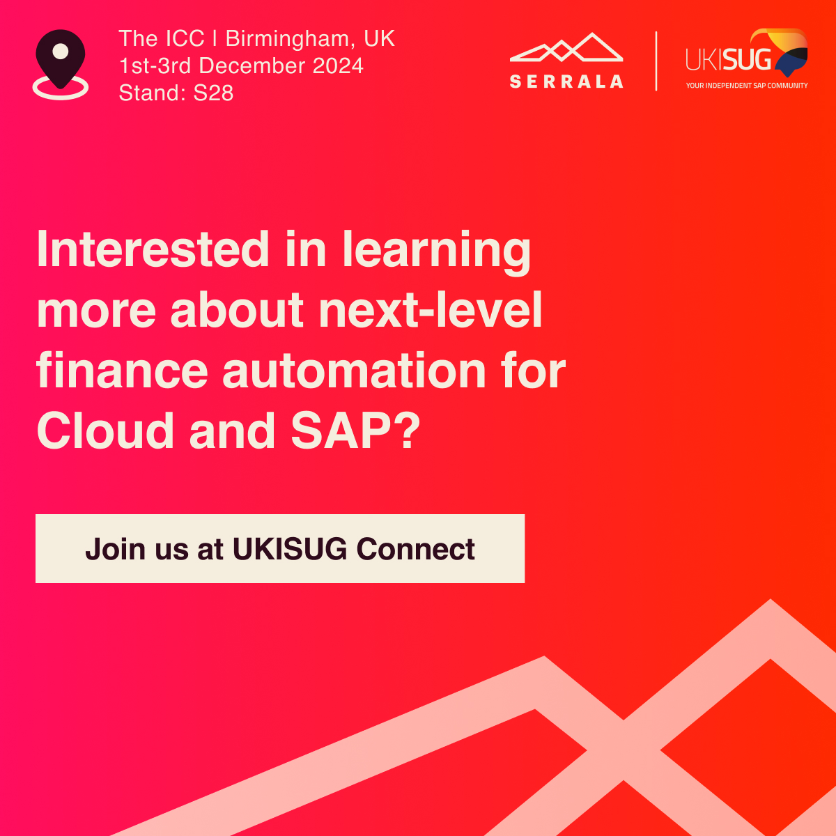 WeAreSerrala's tweet image. Serrala will be exhibiting at UKISUG Connect 2024 @SAPUserGroup from the 1st-3rd of December, demonstrating how our automation solutions transform essential finance processes—Invoice to Cash, Payments, and Accounts Payable for SAP users.
#Serrala #SAPSolutions #UKISUG #Event