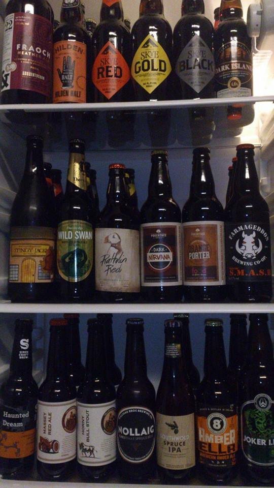 QuareSwally's tweet photo. How many can you remember? A wee photo trip down memory lane inside my beer fridge exactly ten years ago. https://t.co/npIA5G8KYy