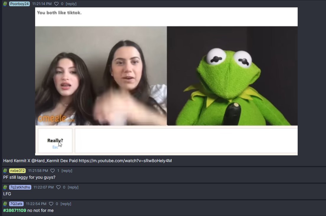froggyscoin's tweet photo. OUR COMMUNITY IS THE BEST 😂😂😂 https://t.co/TiW2D3qlyO