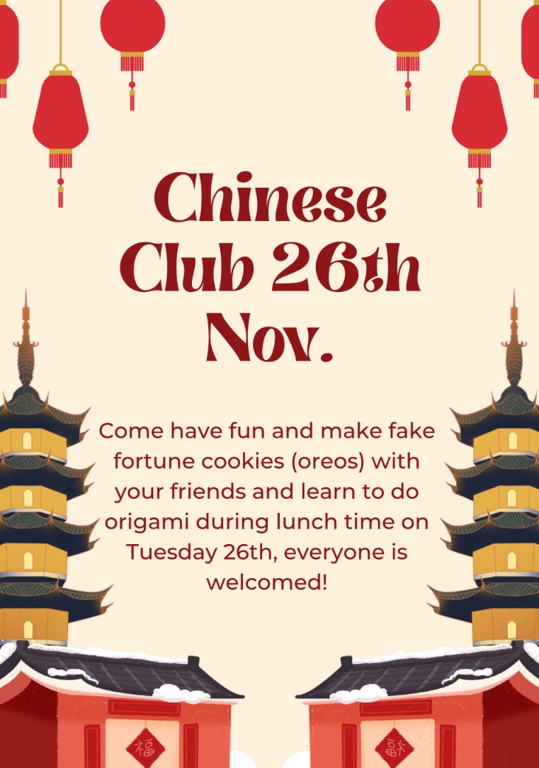 StpaulsgChinese's tweet photo. ‘Fortune cookie’ making? Sign us up! 🥠 ✍🏼 
#ChineseClub TY takeover continues with Rotation 2 tomorrow @ lunchtime in Room 65. https://t.co/tGI53BpyoN