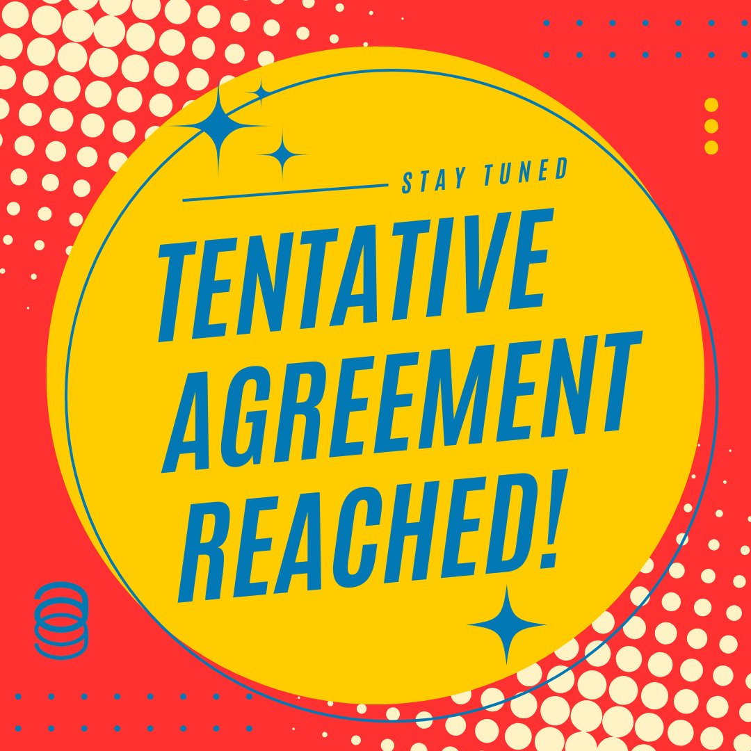 We’re pleased to announce that TAG has reached a tentative agreement with the #AMPTP! Keep an eye on your email for news about upcoming town halls to learn about contract gains, ratification &amp; more. #StandWithAnimation