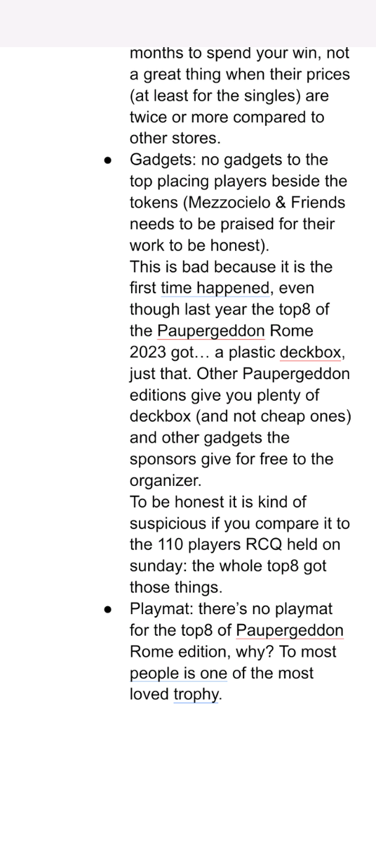 A_AdeptoTerra's tweet photo. here in Italy we #MTGPauper players are discussing a lot about the recent #Paupergeddon Rome 2024, so I wrote the pros&amp;cons of my weekend: https://t.co/O77DGGHlPN