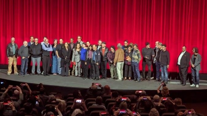 A couple of weeks ago I got to attend a screening for #ToTheJourney at the theater on the #Paramount lot. It's a fantastic #StarTrekVoyager documentary from the good people who brought you #WhatWeLeftBehind and it's great. Be sure to check it out! <a href="/455Films/">455 Films</a>