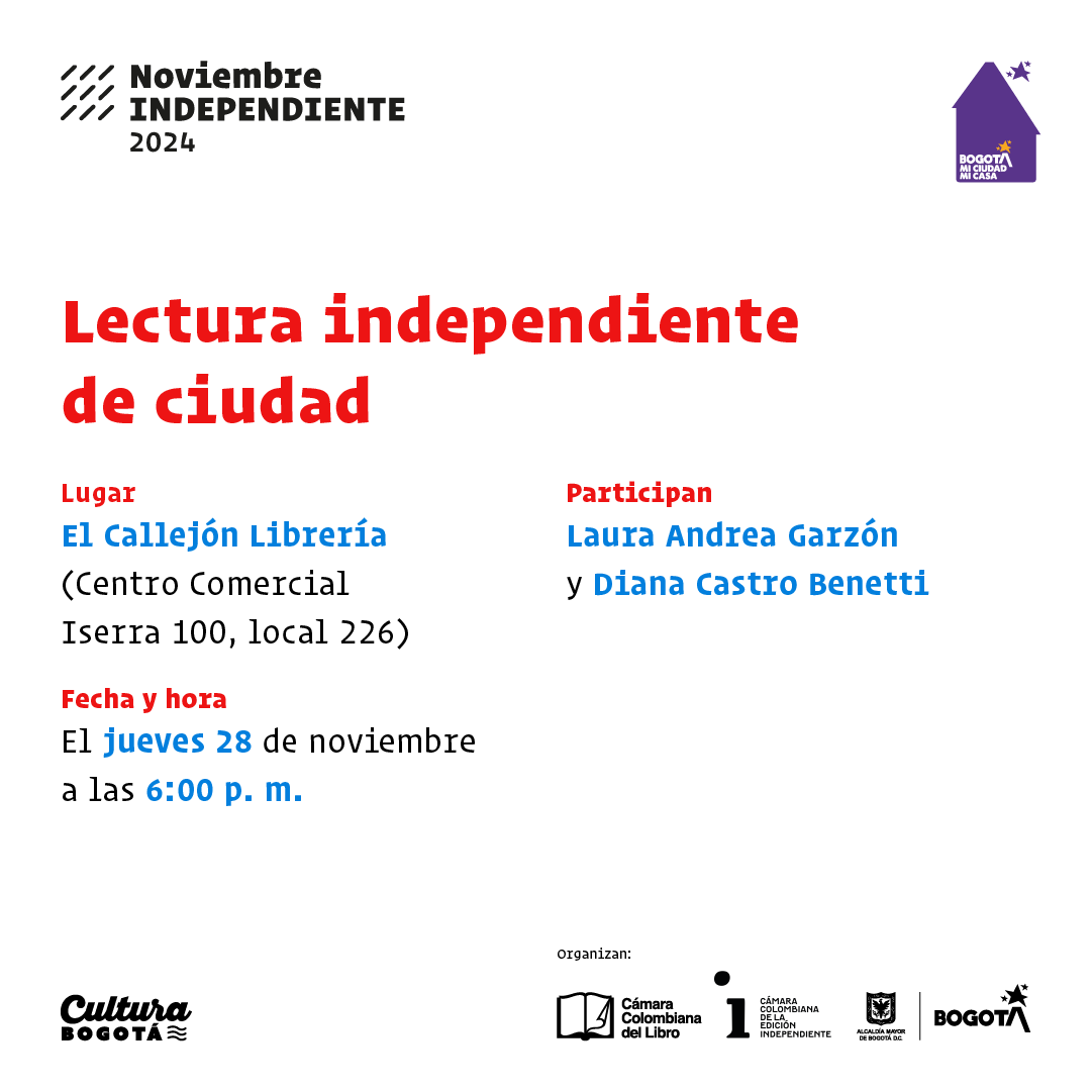 leo_independ's tweet photo. Agéndate esta semana con la programación de #NoviembreIndependiente ! 

¡No te lo puedes perder! 🤩

@CamLibro @BibloRedBogota @idartes https://t.co/jbsaIkFAFt