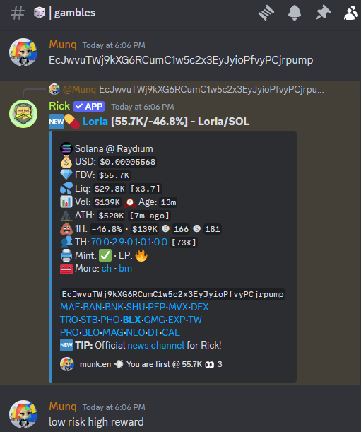 MonkFNF's tweet photo. 🏌️‍♂️ $Loria 92x https://t.co/zJS3HswiGG