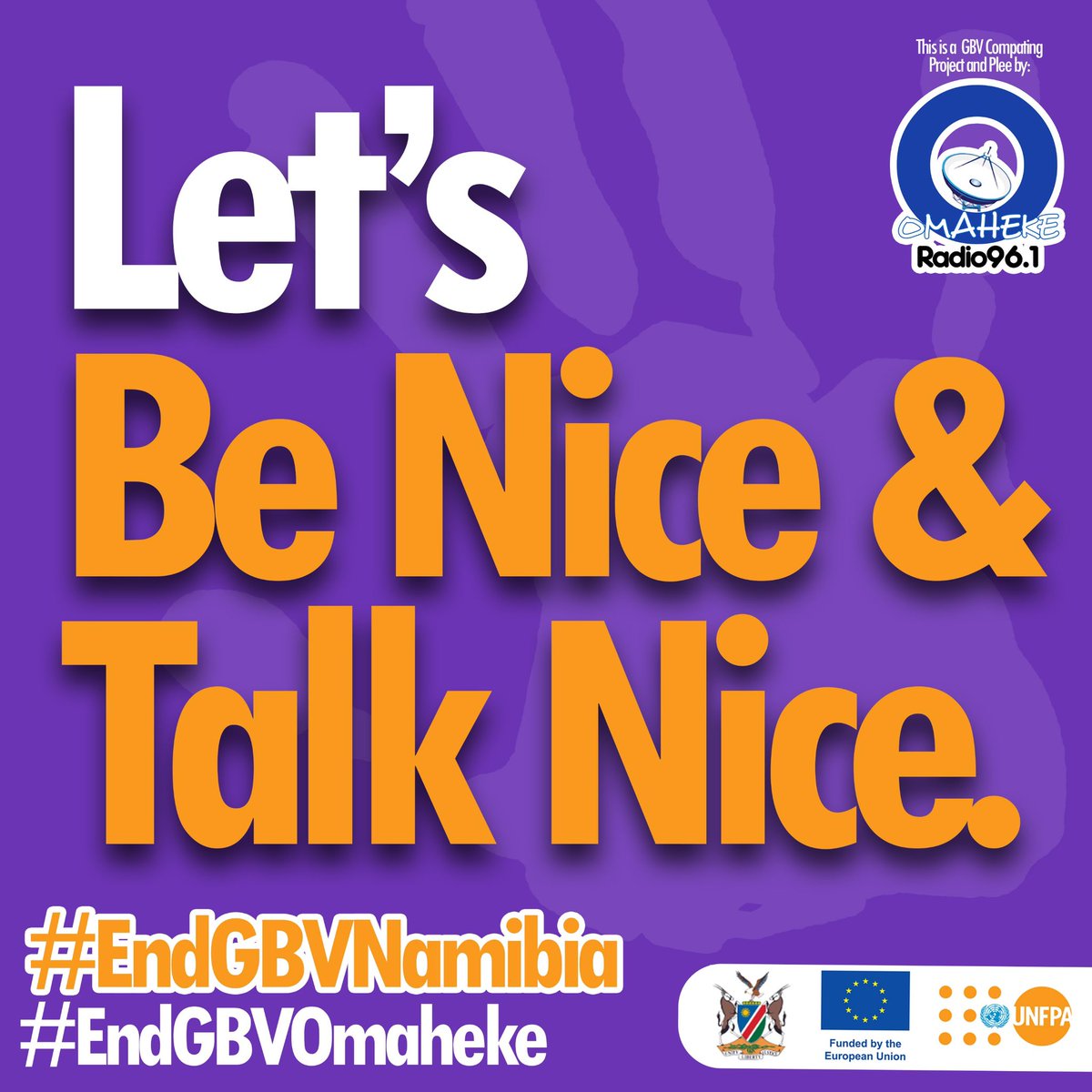 KeshaZequisha's tweet photo. 25 November marks the start of the United Nations 16 Days of Activism against Gender-Based Violence. 

“Every 10 minutes a woman is killed intentionally”.

No More Excuses . Let’s Unite To End Violence against women and children.
#EndGBVNamibia 
#EndGBVOmaheke https://t.co/PXPl7feZTU