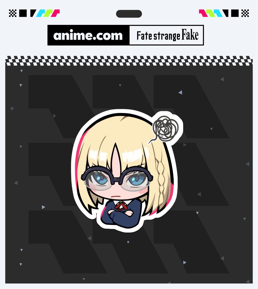 adalet_dalar's tweet photo. Got my @animecom @fatesf_anime_en stickers #strangefake https://t.co/Ln7cykXIjE
