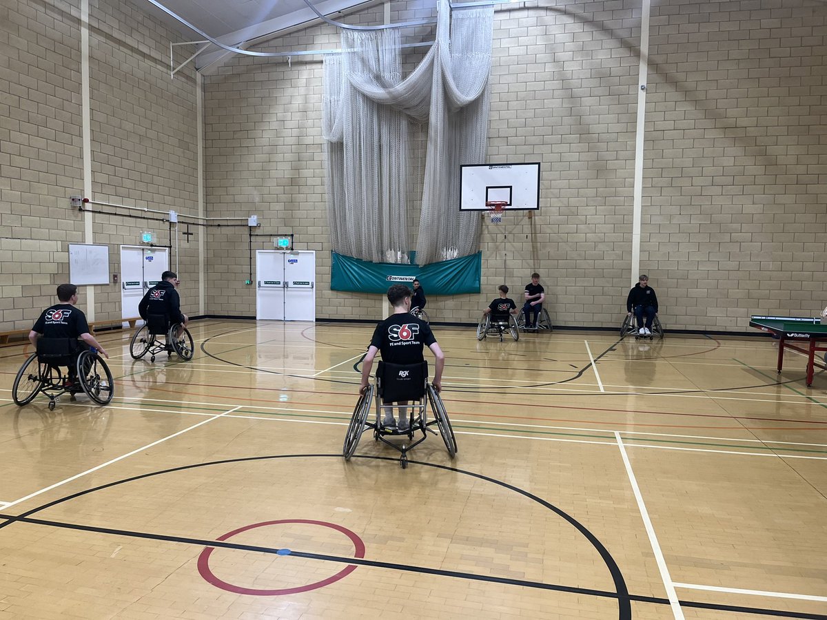 Today we hosted our first Scarborough wheelchair basketball event <a href="/s6f_sport/">S6F Sport & Sport Academy</a> 🏀 Huge thanks to the 3 teams: <a href="/SpringheadSpSch/">Springhead School</a> , <a href="/WoodlandsAC/">Woodlands Academy</a> and <a href="/hall_welburn/">Welburn hall school</a> . A special shoutout to our incredible leaders from Scarborough Sixth Form– confident, empathetic, and full of energy! 🙌
