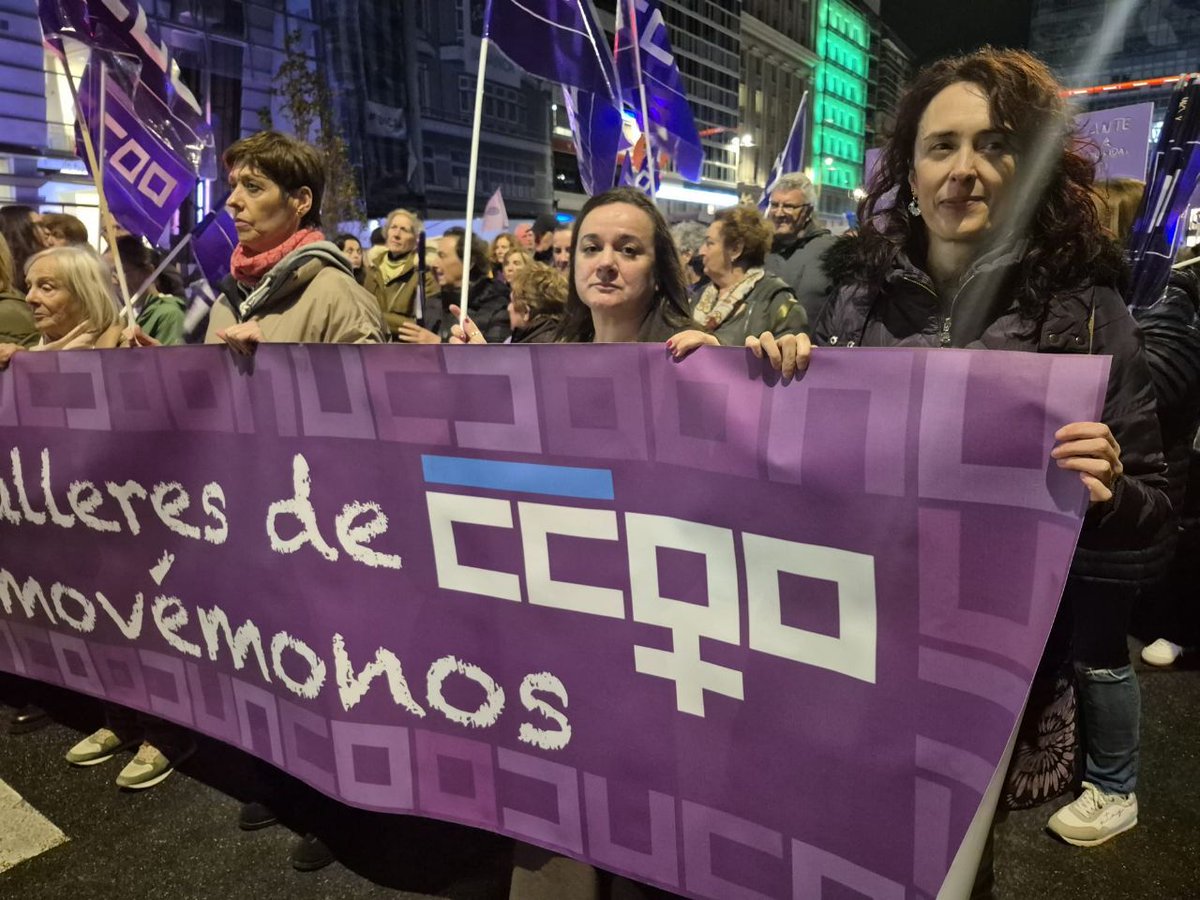 ServizosCCOO's tweet photo. #25N Día Internacional para a Eliminación da Violencia contra as Mulleres

📢 Por ti, por min e por todas as compañeiras
🟣 Hoxe, como todos os días, dicímolo alto e claro: Xa abonda! 

🔗 https://t.co/8w2teT3nbN

#PorTodas #ImosContalo #25N2024 #VamosAContarlo https://t.co/8NpoSAJ89F