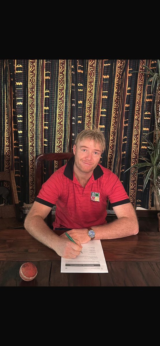 New signing alert 🚨 
Oswestry Cricket Club are excited to announce our 2025 overseas player Brandon Diplock. The Zimbabwean seam bowling all rounder was the top wicket taker in the Greater Manchester Cricket Premier League in 2024 with 64 wickets @ 17. Welcome to OCC!