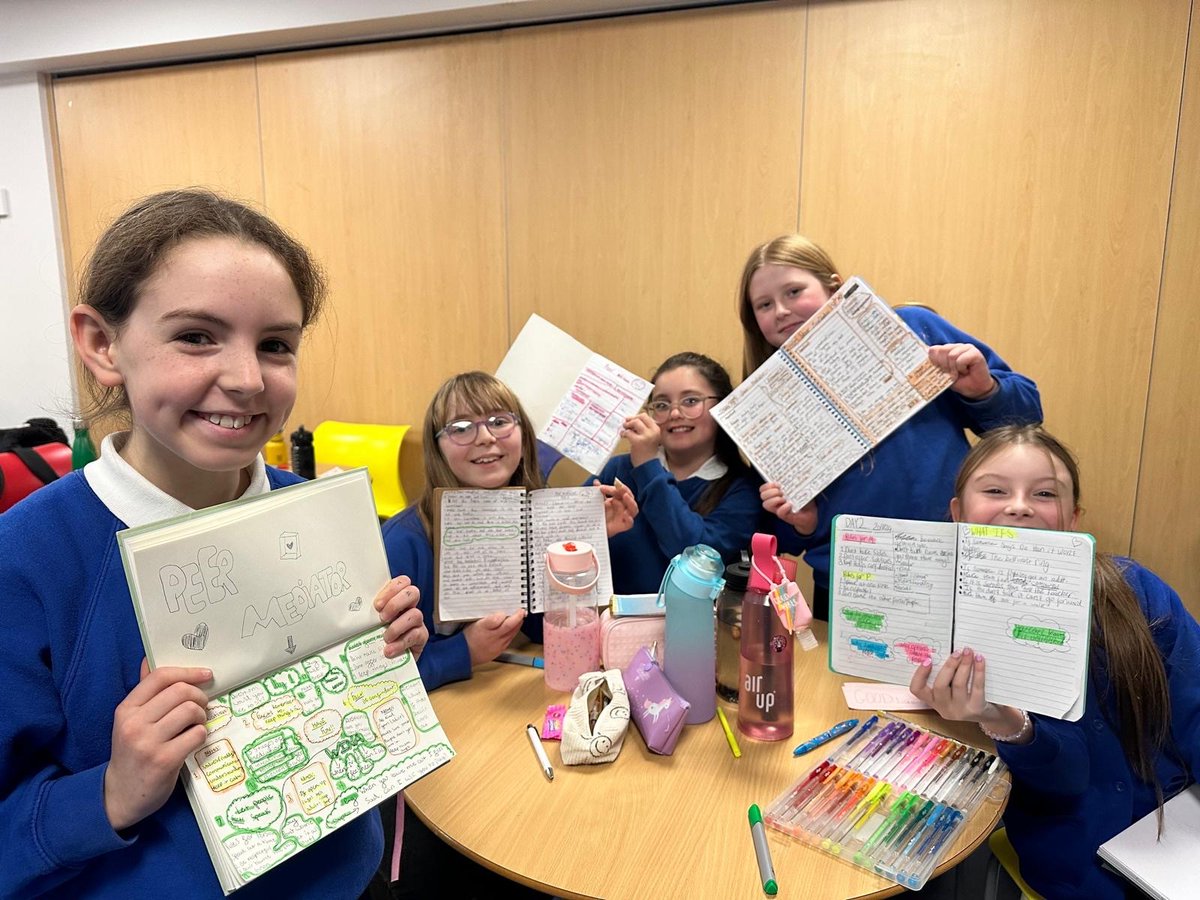 ScotMediation's tweet photo. Great training at @KinrossHS last week where we got to train Comrie, Fossoway and Kinross Primary, with the help of our high school peer mediators who were trained here in February! #peermediation #sustainabilitymodel #newpals https://t.co/zytTGDhxgG