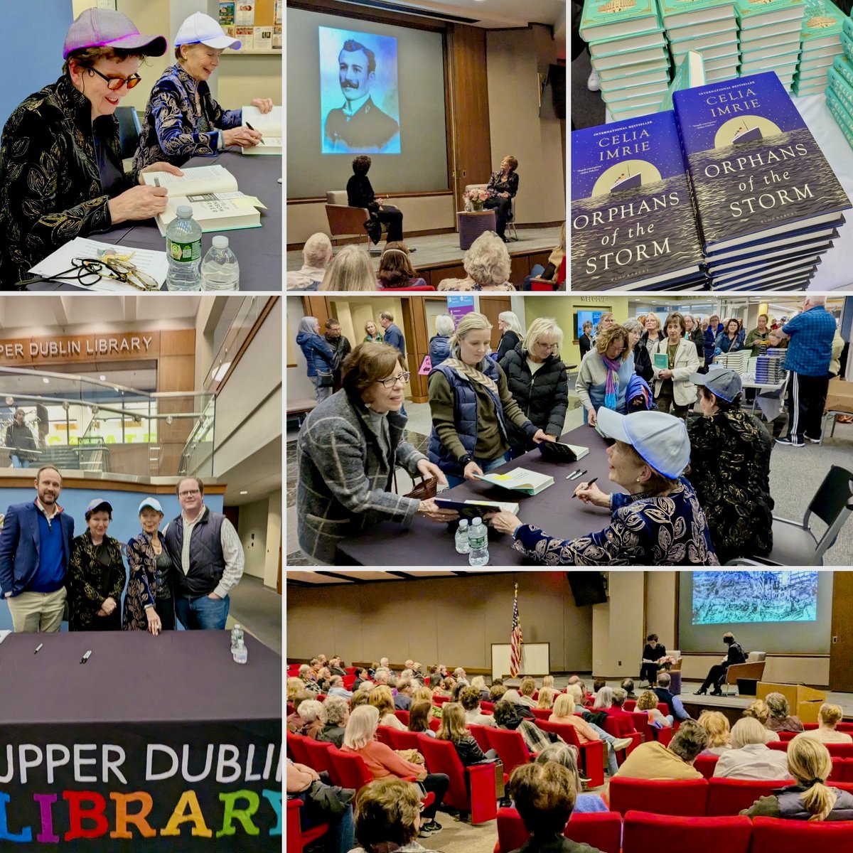 What a wonderful afternoon at the Upper Dublin Library yesterday! As our Orphans of the Storm readers know, nearby Elkins Park features in that story.  

A big thanks to the Upper Dublin Library team and to Jason at Reads &amp; Company for your partnership with this event.  #BookTour
