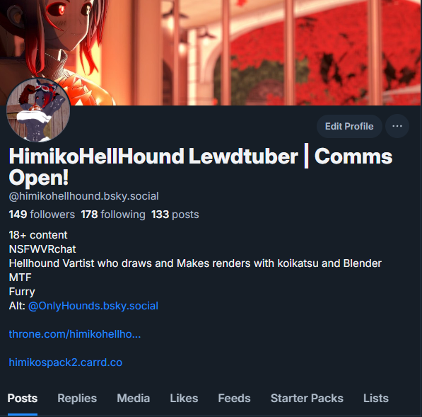 HimikoHellhound's tweet photo. and with this, I must bid adieu to this dumpsterfire site, I'll still be here posting under Art raffles and retweeting art, but when it comes to proper posts, I'll be over on🦋!! https://t.co/5xgnbnitkW