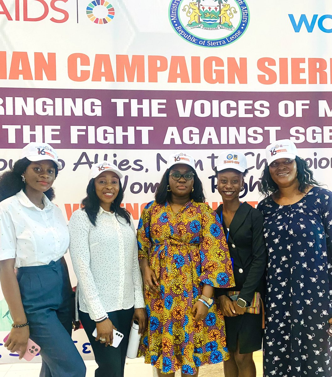 Sierra Leone Association of Women in Journalism tweet media