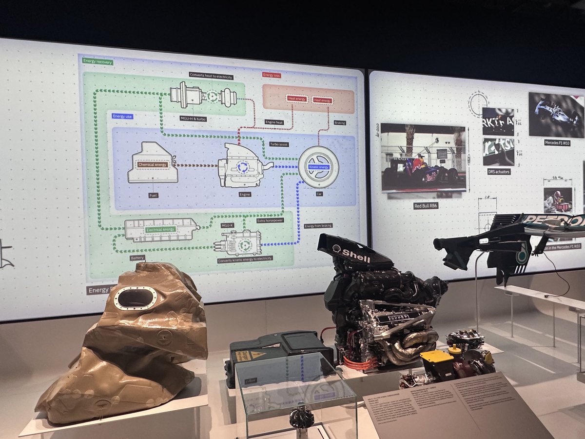 markashbishop's tweet photo. Enjoyed seeing the Formula 1 exhibition at Excel London. Was looking at it for immersivity and science / engineering storytelling. Great use of sound throughout to create atmosphere ⁦@F1Exhibition⁩ https://t.co/iqJRo0NT2L