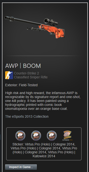 Price check / Offers on this?

Sticker on scope