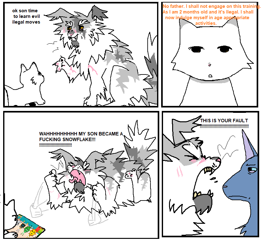 thistleclaw and whitekit