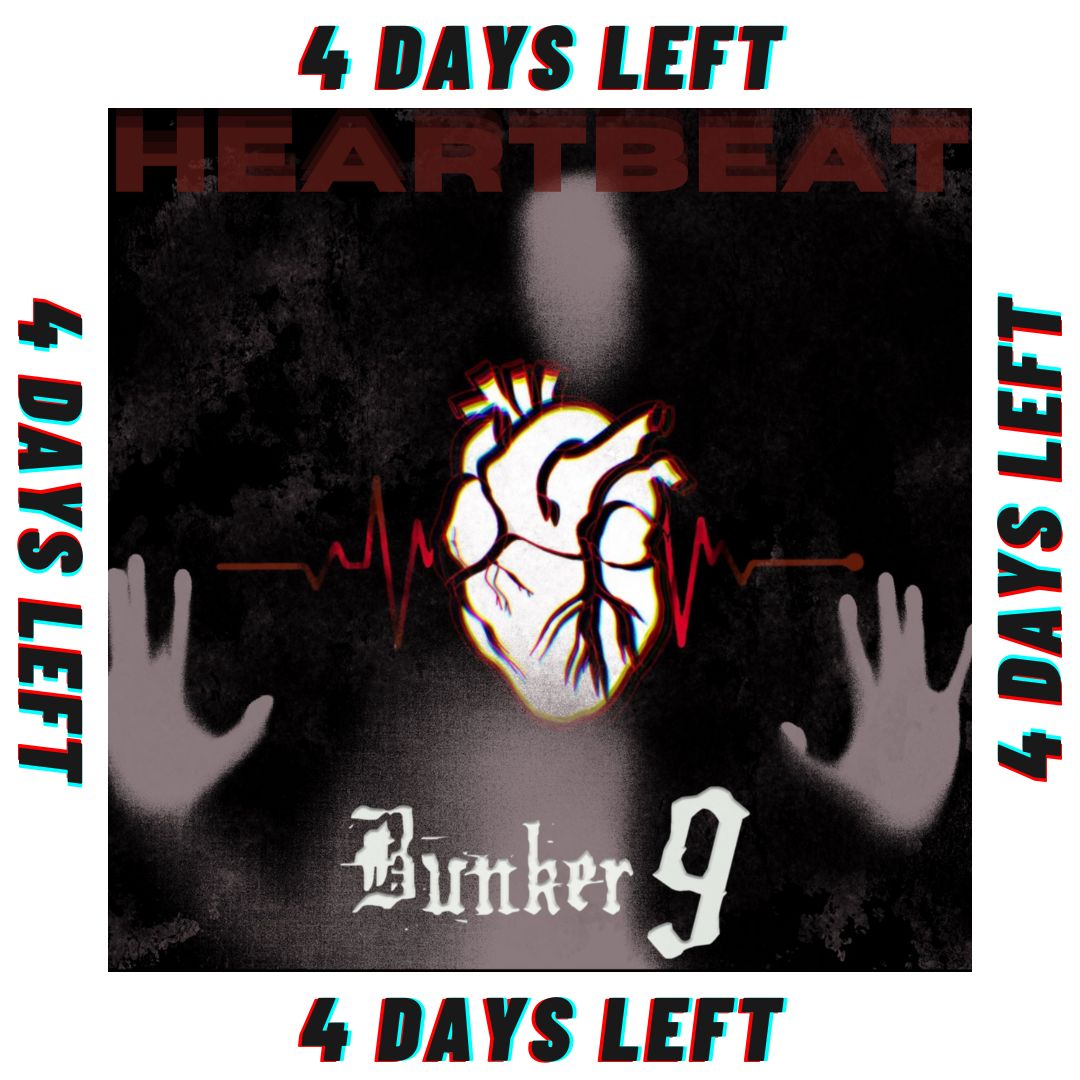 Bunker9uk's tweet photo. Just 4 DAYS.

We can feel our heartbeat racing.

@TMRMusicUK @KeevilNate 

#newmusic #newsingle #newrelease #rock #metal #hardrock #rockmusic #metalmusic #hardrockmusic #rockband #metalband #hardrockband #bunker9 https://t.co/OFTHQAAIwB