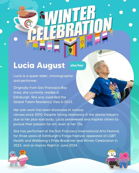 JoinMeDancing's tweet image. I'm performing this Sunday at the LGBT Health and Wellbeing Centre's Winter Celebration.