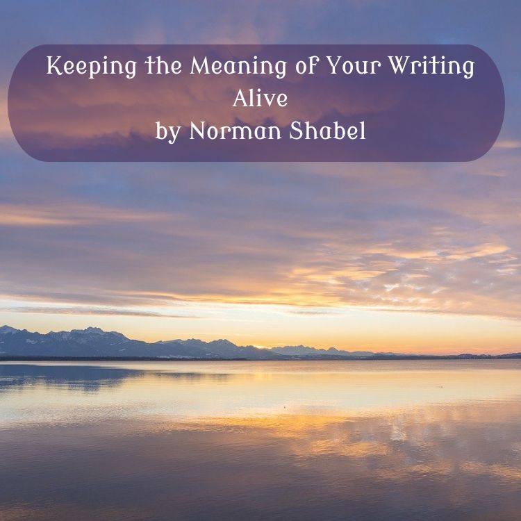 "A fundamental question people grapple with at all stages of life is: what brings me purpose and meaning?" BookSavvy novelist Norman Shabel has a bylined piece up at Elizabeth Spann Craig's site. #books buff.ly/4hGuKlM