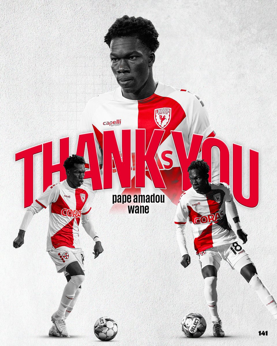 LoudounUnitedFC's tweet image. Thank you for everything 🙌

Wishing Tommy Williamson, Isaac Espinal, Christiano François and Pape Amadou Wane the best in the future as they depart the club.