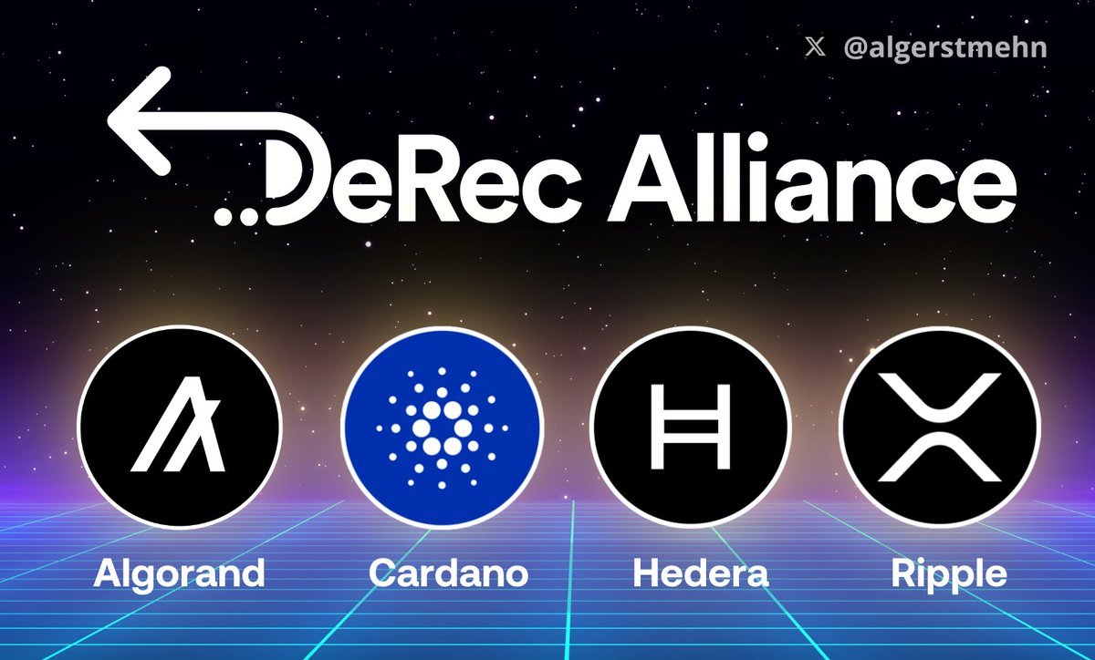 🚨 Who supports this alliance? $ALGO $ADA $HBAR $XRP