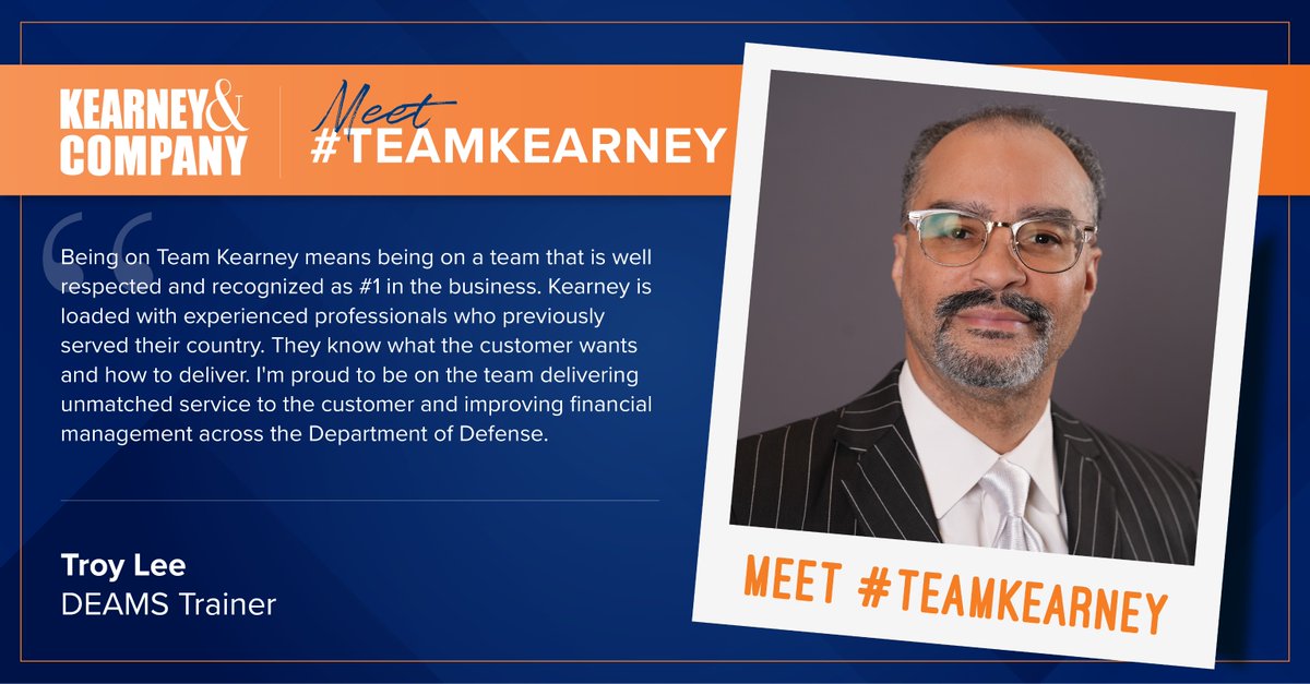 Our teammates contribute to Kearney's mission of providing the best services possible to the Federal Government. Stay tuned for more highlights of our incredible team! #TeamKearney