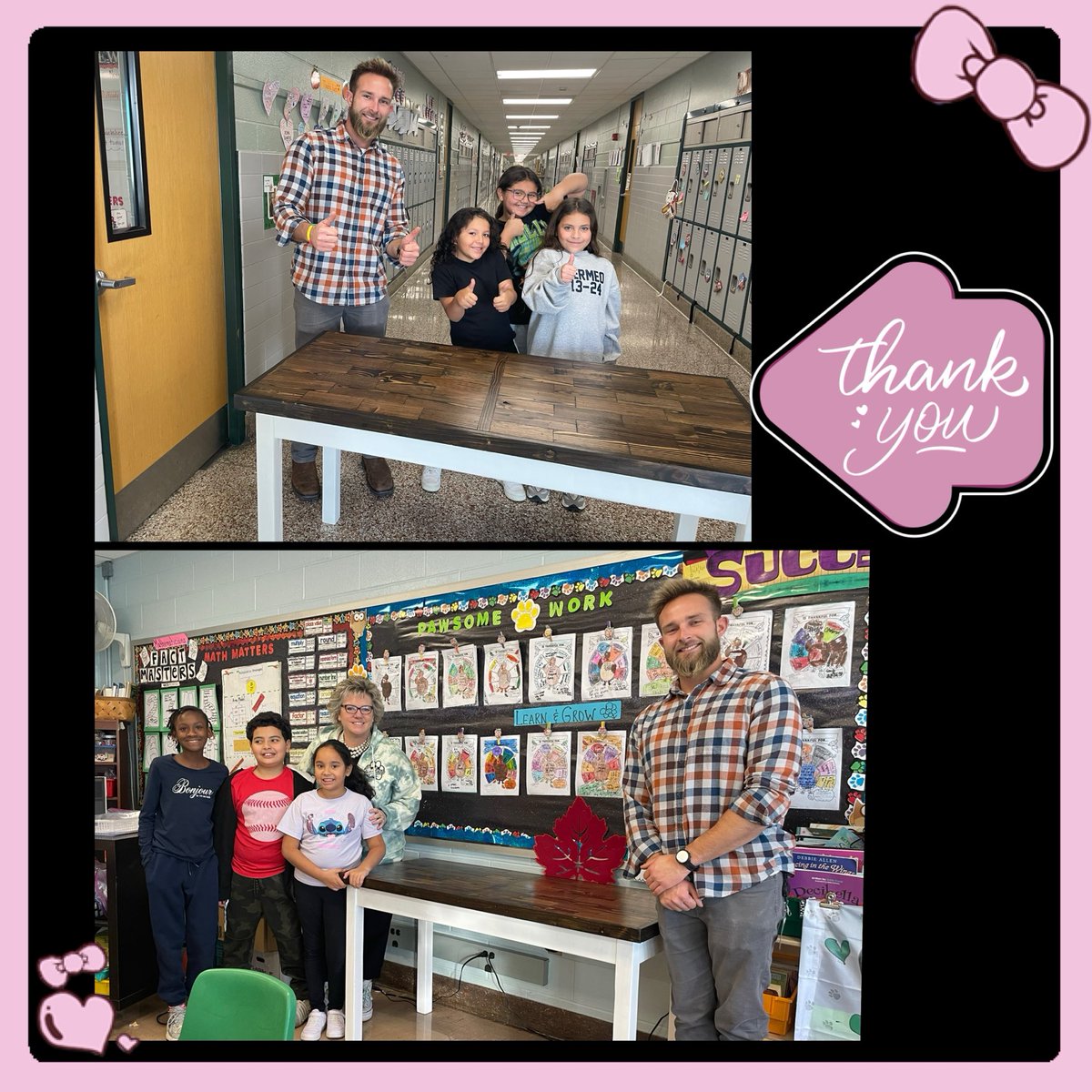 Big thank you, to the Woods and Materials Processing Class at Farmingdale HS for up cycling our 4th grade science lab table. Special thanks to FHS teachers Matt Hobbes and Corey Sterler for inspiring future students at SEM. ⁦<a href="/SEM_Dalers/">SEM Dalers</a>⁩ ⁦<a href="/farmingdalepta1/">farmingdaleptacouncil</a>⁩
