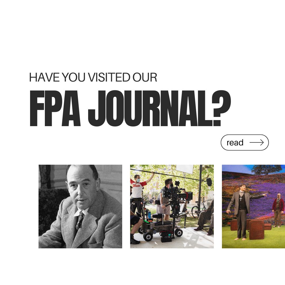 Explore faith, creativity and the legacy of C.S. Lewis in our latest FPA Journal articles. Don’t miss these thought-provoking reads—check them out now! bit.ly/3X5aXTs