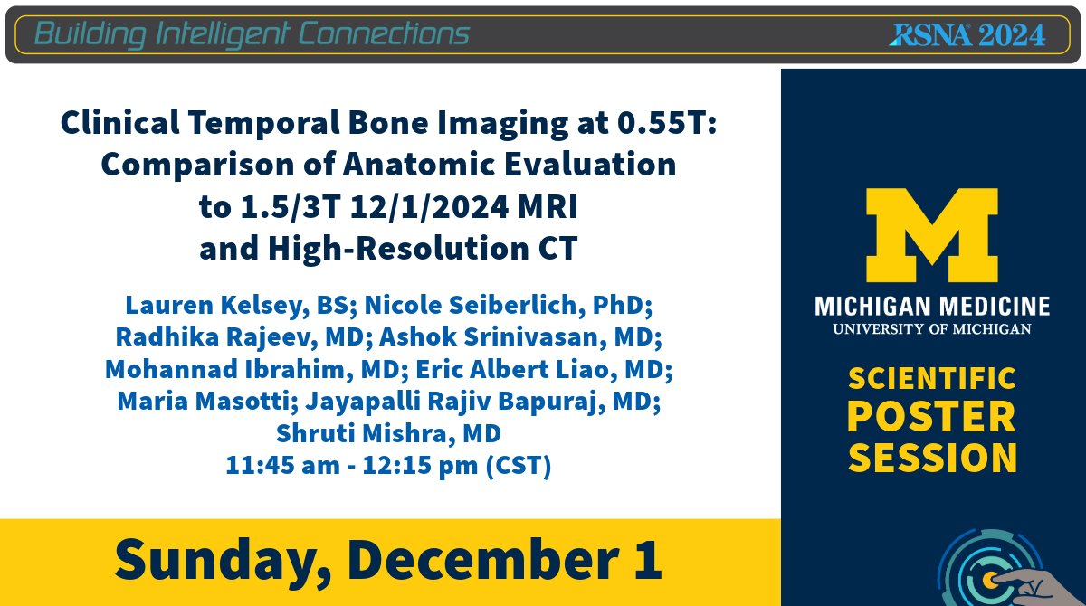 Day 1 #RSNA24 Scientific Poster Session:
<a href="/AshokSrini15/">Ashok Srinivasan</a> <a href="/MRInicole/">Nicole Seiberlich ☮️</a> 

<a href="/RSNA/">RSNA</a>
#RSNA24

<a href="/umichmedicine/">Michigan Medicine</a>