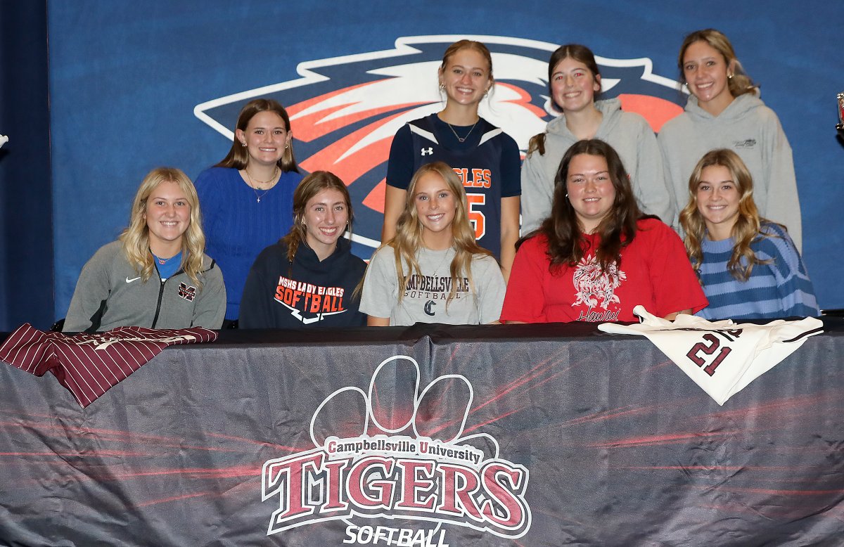 HIGH SCHOOL SOFTBALL
Madison Southern senior Ashlan Estep signed a national letter of intent with Campbellsville University on Monday in Berea