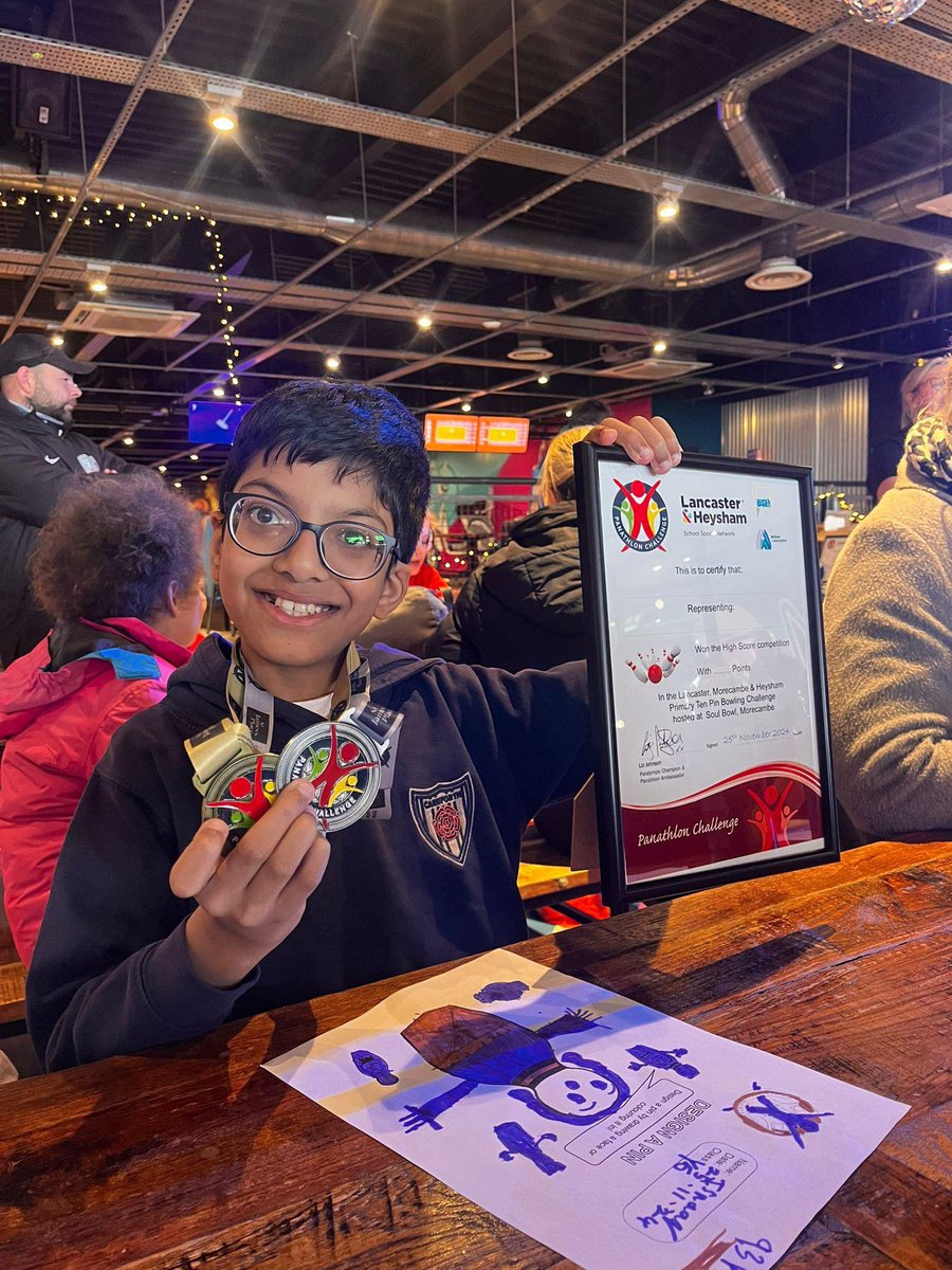 CarnforthSchool's tweet photo. What a morning! Bowling champions! @Panathlon @LancsPE @_SchoolGames https://t.co/X5yRfiBzMC