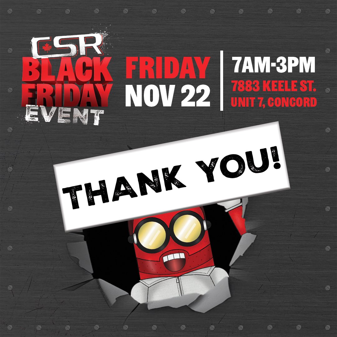 CSRBUILDING's tweet photo. Thank you to everyone who attended physically and virtually for this year’s Black Friday Event! Until next time! 😈

#drywall #blackfridayevent #csrblackfridayevent #toronto #torontoevents #torontofreeevents #thingstodointoronto #freeevent #freeeventstoronto #eventsintoronto https://t.co/VU1PhD7PgQ