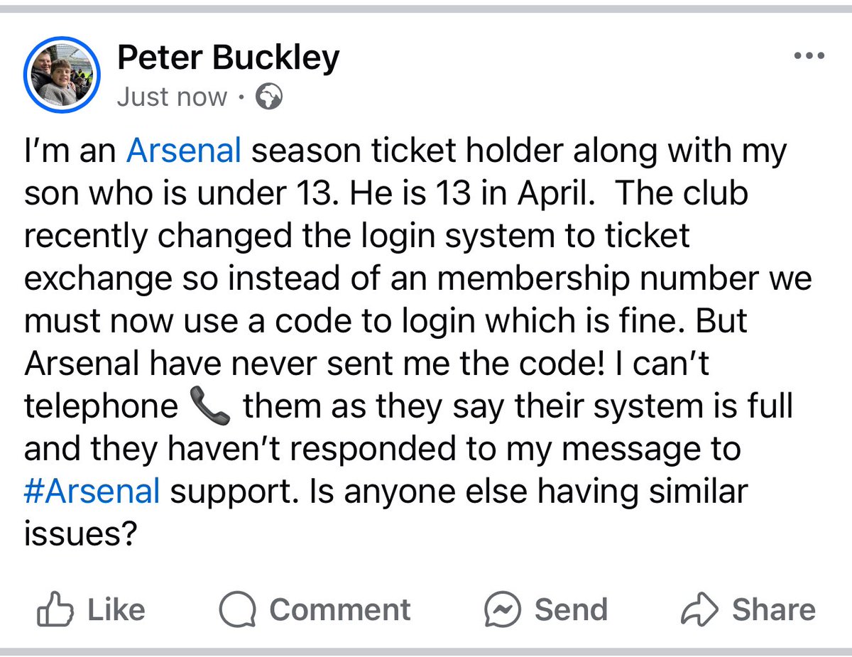 Peter Buckley tweet media