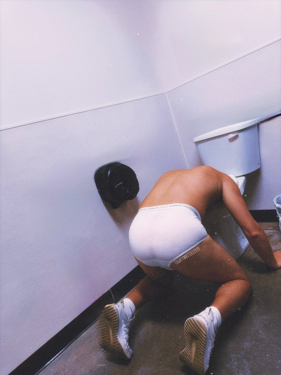 Tightywhitieluv's tweet photo. Nate couldn’t believe what he was about to do, after all he was the jock in this situation! It started when he had to make a pitstop on his way to gym. He had been chugging water all day and needed to pee and couldn’t make it to the safety of the locker room on the other side of the school. Unfortunately for him he ran into a dungeons and dragons convention happening in the bathroom which consisted of all the nerds he routinely harassed. He didn’t think anything of it so he headed over to the center urinal, unzipped and started going. But focused on his own task he didn’t hear all the nerds surround him. By the time he noticed several had grabbed him, picked him up and held him there as he started peeing all over his pants as he couldn’t stop going midstream. “Hey what the hell nerds?!” He yelled as his blue jeans got soaked. “Oh no, looks like Nate pissed his pants. We better help him!” One of the nerds said as the ones not holding him in place got to work stripping him down to his underwear. Much to their shock he was rocking some old school tighty whities. The same undies he always wedged up their butts and made fun of them for wearing because as he put it “only nerds wear tighty whities”. “Well well well, what do we have here. It looks like another “nerd” wearing tighty whities huh boys? I think he deserves the same punishment he gives us in the bathroom” said one of the nerds as they all carried him into the stall and tossed him to the ground. “Here’s the deal Nate, you’re going to dunk your own head into the toilet and give yourself a swirlie. If you don’t, you won’t get your clothes back and I’m sure you don’t want to be stuck here all day in those Hanes. Imagine what would happen if one of your jock buddies caught you!” And with that Nate found himself in a predicament he never thought he’d be in…having to give himself a swirlie while clad in only his tighty whities in front of a group of nerds he bullied. He reluctantly dunked his head in the freezing water, flushed and waited as the top half of his body got drenched from the splashing. When he caught his breath and wiped his eyes he noticed the nerds were gone and all that they had left him was his T-shirt. So now he had to run to the locker room to avoid being late but either had to dry off his hair so the guys didnt know he got a swirly, or cover his Hanes so they didn’t know he was wearing tighty whities. When he showed up to the locke room after making a dash for it, the guys instantly noticed the swirlied hair but to their surprise his white T-shirt got so wet that they could clearly see the Hanes briefs underneath. They were gonna have some fun with Nate after practice….

#tightywhities #whitebriefs #mensbriefs #briefs #whiteytighties #swirlie #wedgie #jock #nerd #hazing