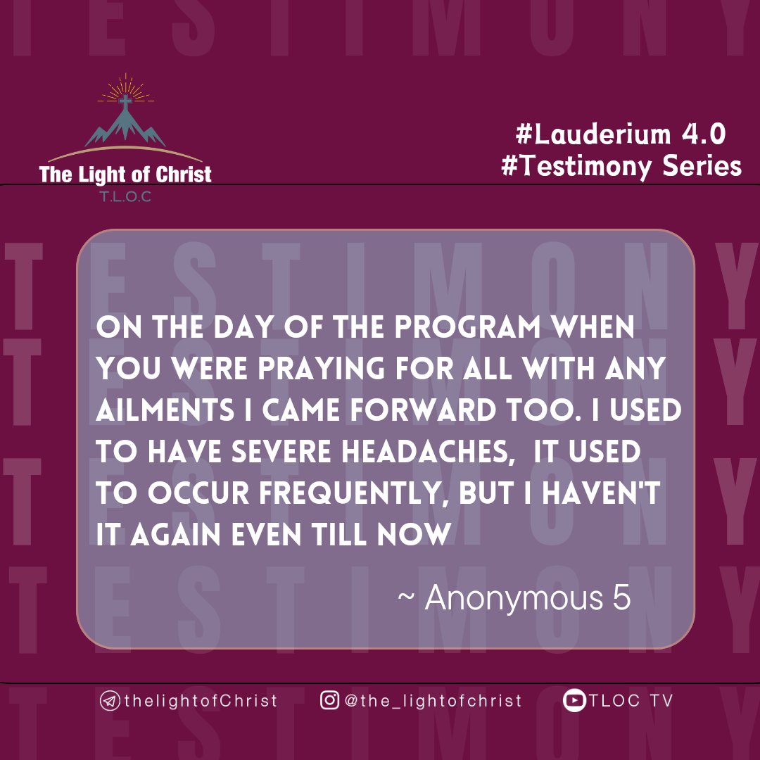 lightof_Christ's tweet photo. Testimonies from Lauderium Edition 4.0🤩

Beautiful testimonies and encounters. Share your testimonies with us by sending us a dm on our socials. 

Laudi, Laudi🥳🥳🥳❤️🔥

#lauderium #lauderium2024 https://t.co/RMYMjlupvK