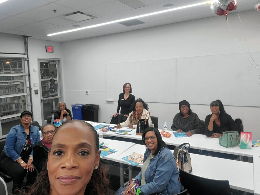 Families Flourish advocate Jo'el Jones and CEO Amy Klaben had a chance to talk to a committee from 100 Black Women Columbus.