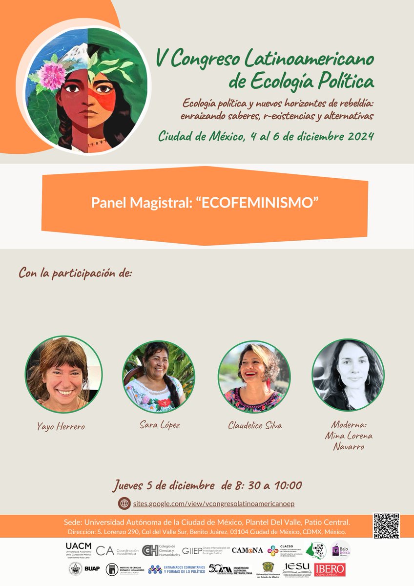 V202478089's tweet photo. Estimadxs difundimos el panel magistral del día jueves titulado: "Ecofeminismo"

Esperamos que puedan acercarse.

Quedarán registros audiovisuales para difundirlo al finalizar el evento.

@ecoAbyaYala https://t.co/oxlP1GkYNQ