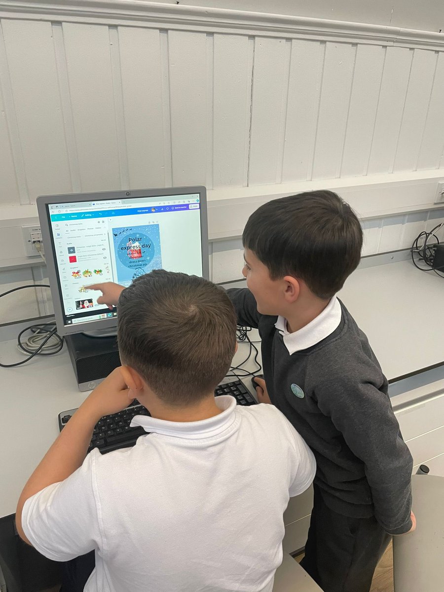 Annbank_PS's tweet photo. Our pupil Mighty Minds Committee are planning a real treat for Christmas! Today Archie shared the joy of Canva with Innes and collaborated to make their posters #realjoy #teamwork 🤶🎄 https://t.co/CsoezxkcSH