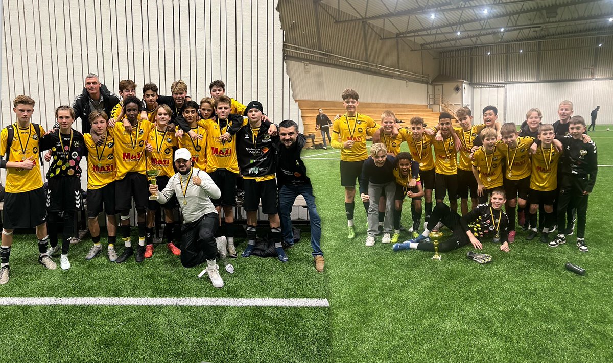 🏆| Föreningen visade upp sig från sin bästa sida i helgen när två GBK-lag kammade hem guld i Varacupen.

Vårt P14-lag (till vänster i bild) och P13-lag stod båda som segrare i sin respektive åldersklass.