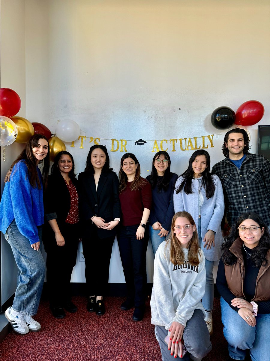 ShuklaLab's tweet image. What a wonderful start to Thanksgiving week! Our newest Shukla Lab PhD, Dr. Zhaowei (Zoey) Jiang (@zoeyJJJJJJ), did an amazing job defending her thesis today! We are so proud of you and all of your accomplishments! Up next, Pfizer! @Brown_BME @brownengin @BrownUniversity 🥳