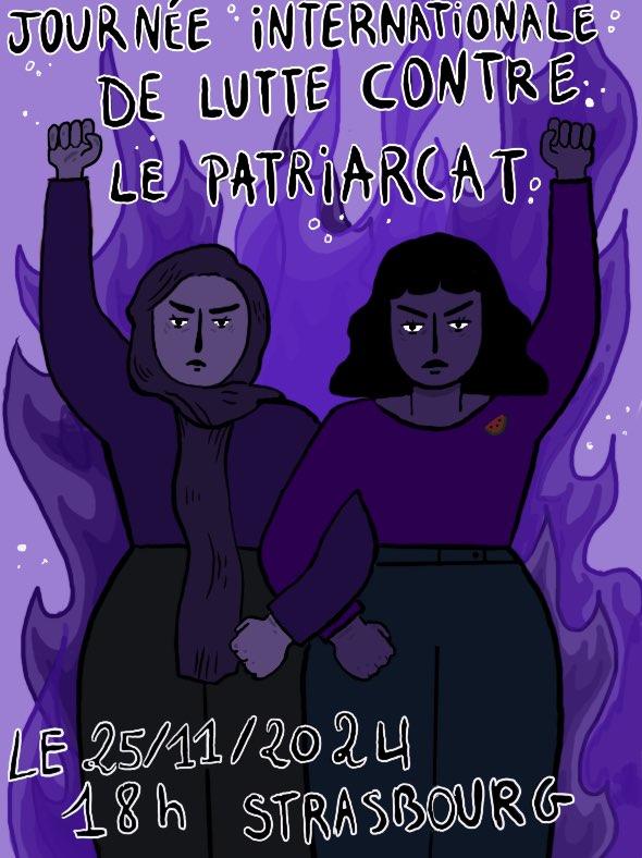🟣Présent comme chaque année avec <a href="/EELVStrasbourg/">Les Écologistes - Strasbourg Eurométropole</a>  à la manifestation contre les violences sexistes et sexuelles ✊ #25novembre 
👉À toutes celles dont les vies auraient pu être menées différemment, sans être bouleversées par les violences : nous vous croyons🟣