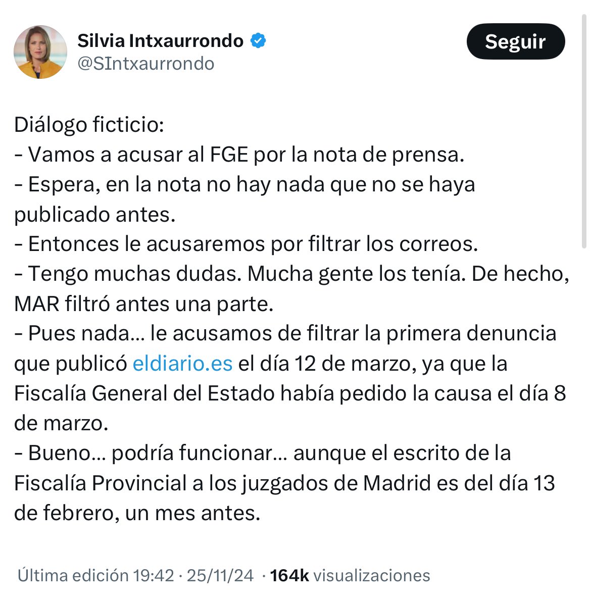 NoSoyLaGente's tweet photo. Realmente está mal pagada. En serio. Para el papel que desempeña, lo que cobra es una mierda. https://t.co/Mu3wuykE21