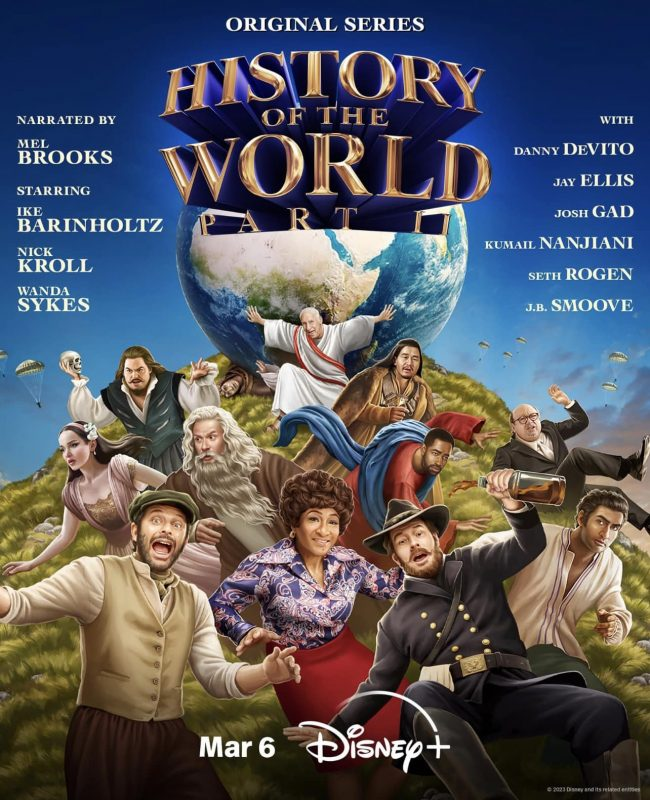 dennydom's tweet image. Olha, comecei hj #HistoryOfTheWorldPartII e nada mais é q uma comédia do Mel Brooks. Vale a pena pq o humor dele não envelhece