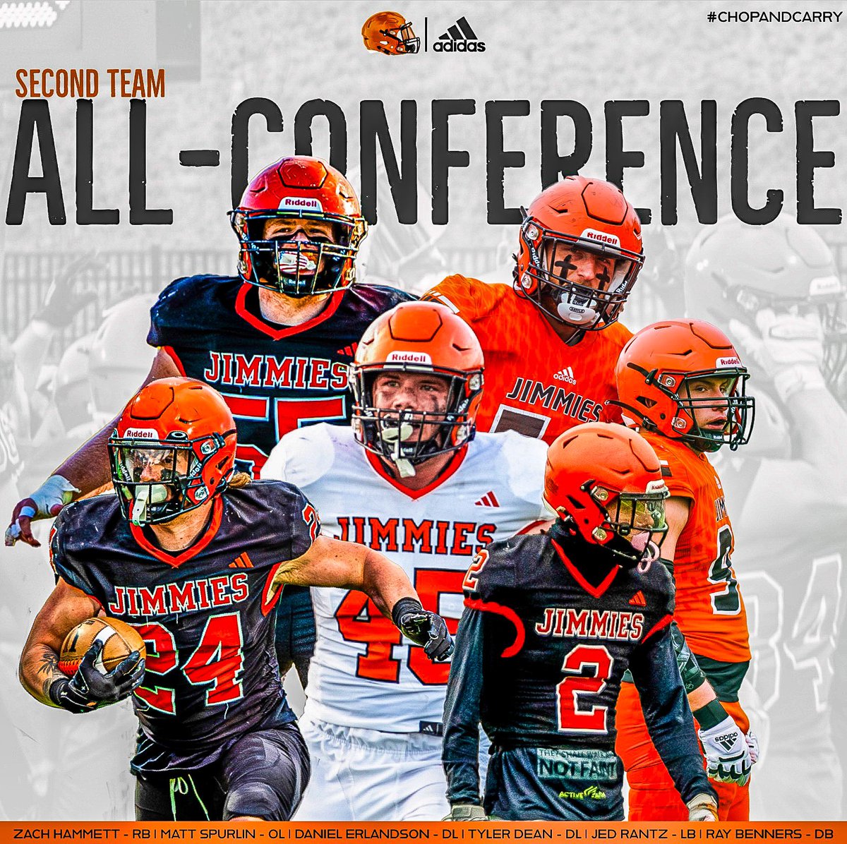 Congratulations is also in order to our Second Team NSAA selections‼️

#ChopAndCarry x #JimmiePride