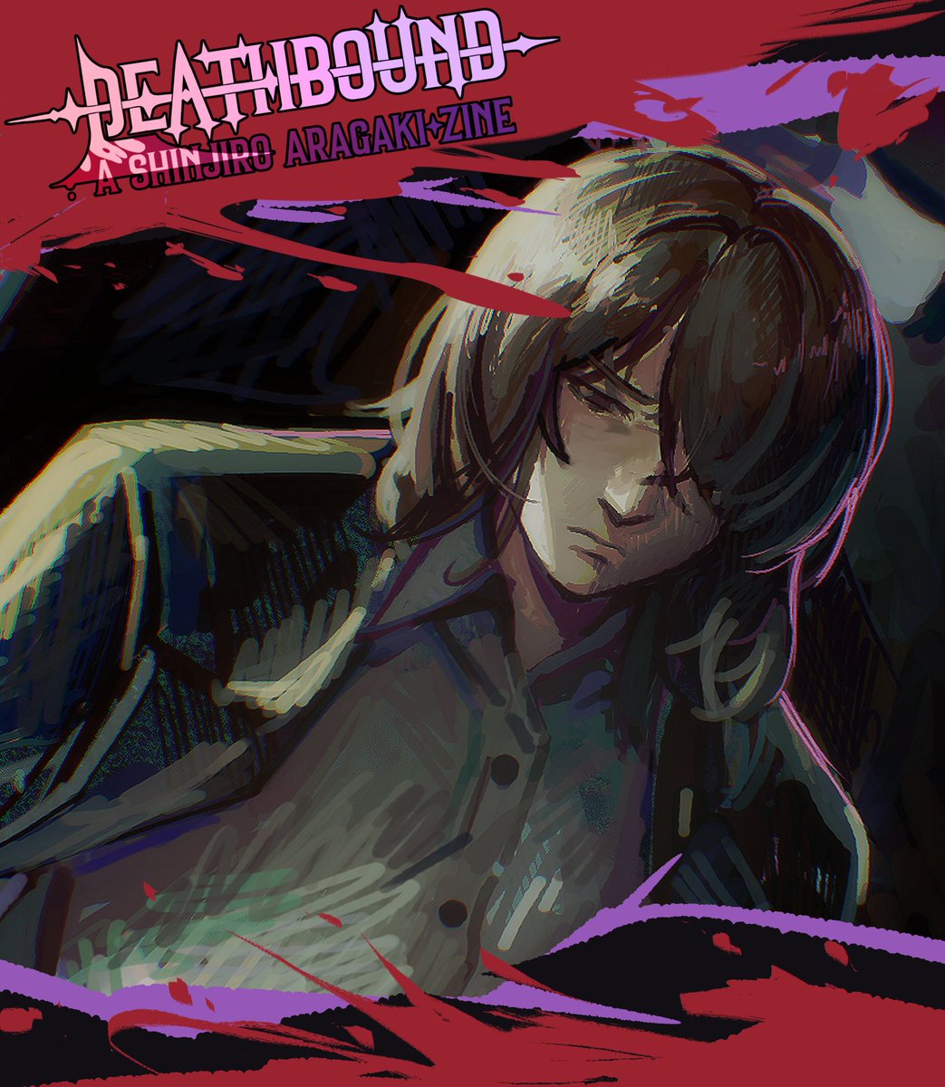 🪓CONTRIBUTOR PREVIEW🪓

<a href="/Sera_phiel/">Guilmarie leorque</a>'s mindblowing page piece of Shinjiro from years ago will leave you lost for words; their terrific skill for rendering is on full display!

Preorders open until December 20th!
🛍️SHOP: deathboundzine.bigcartel.com
🛍️UK ONLY: etsy.com/shop/Deathboun…